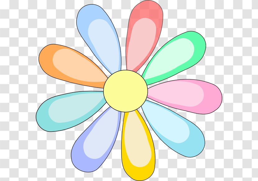 Flower Common Daisy Clip Art - Flowers，floral，multicolor Transparent PNG