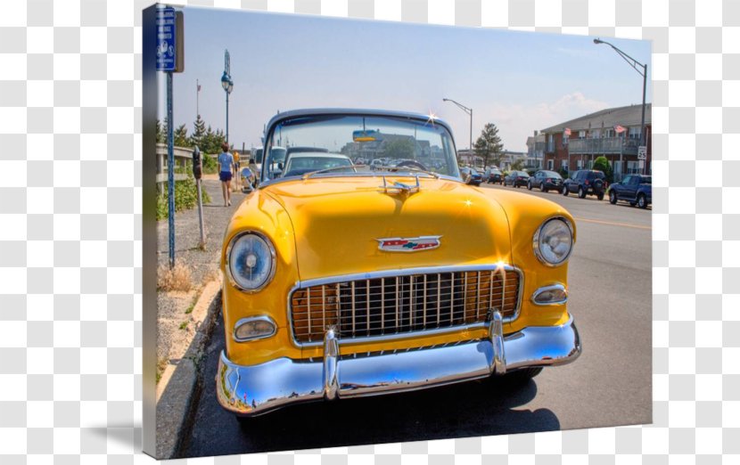 Antique Car Chevrolet Bel Air Vintage - Bumper Transparent PNG