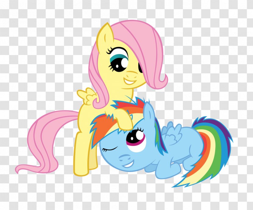 Pony Rainbow Dash Fluttershy Horse Filly - Tree Transparent PNG