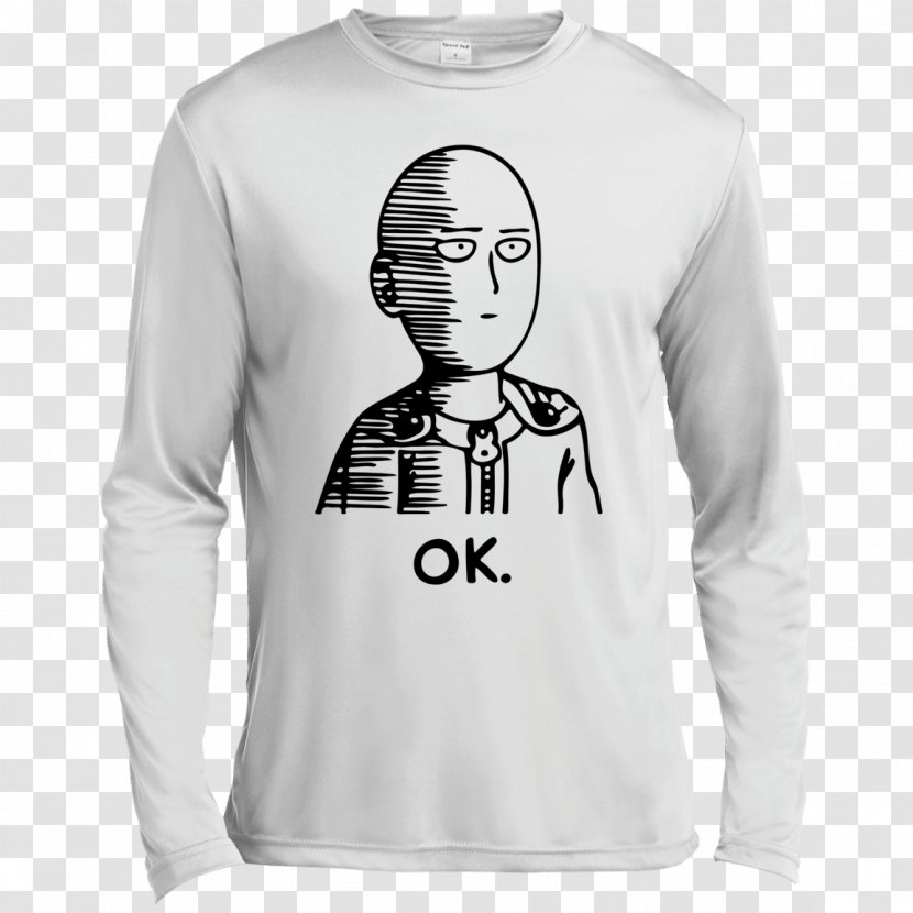 T-shirt Hoodie Sleeve Gildan Activewear - Shirt - One Punch Man Transparent PNG