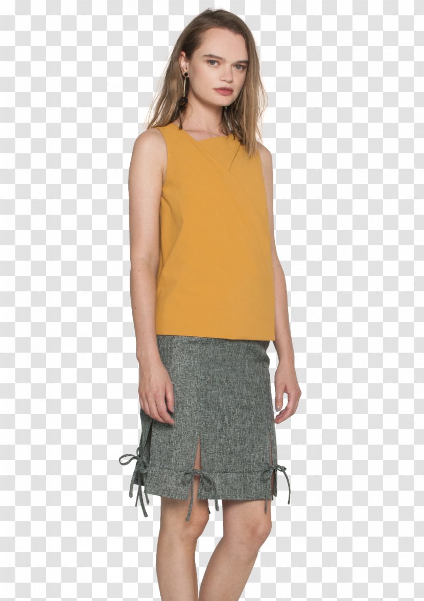 Dress Slip Clothing Skirt Sleeve - Silk - Slit Transparent PNG