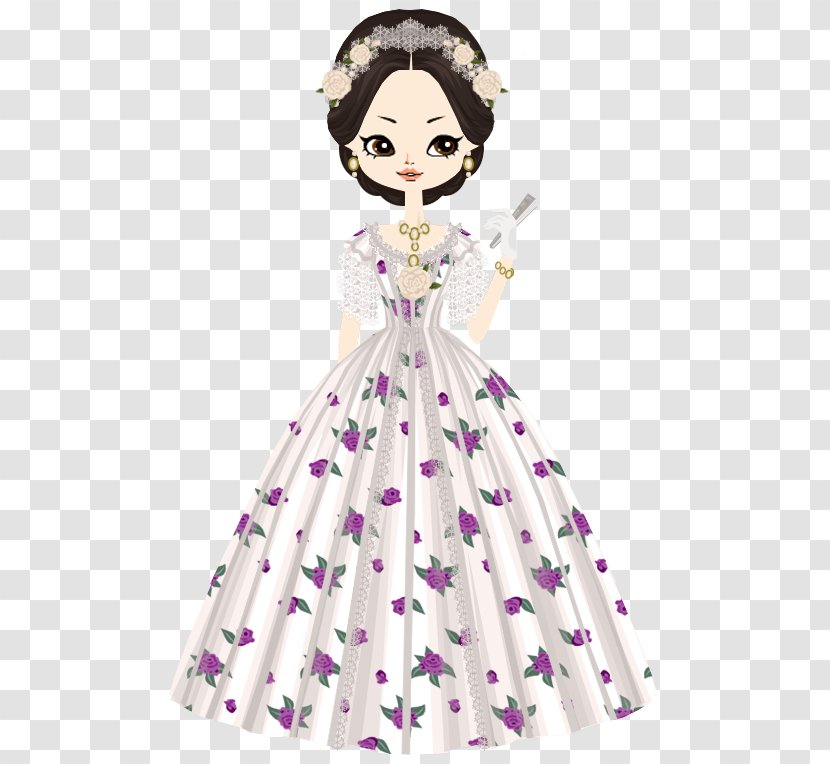 Gown Dress Drawing Costume Art - Pink Transparent PNG