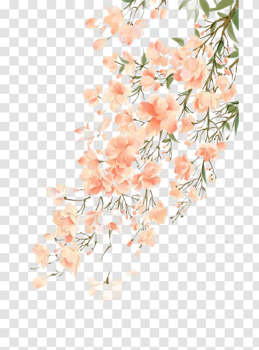 Watercolor Painting Flower - Antiquity Beautiful Illustration Transparent PNG