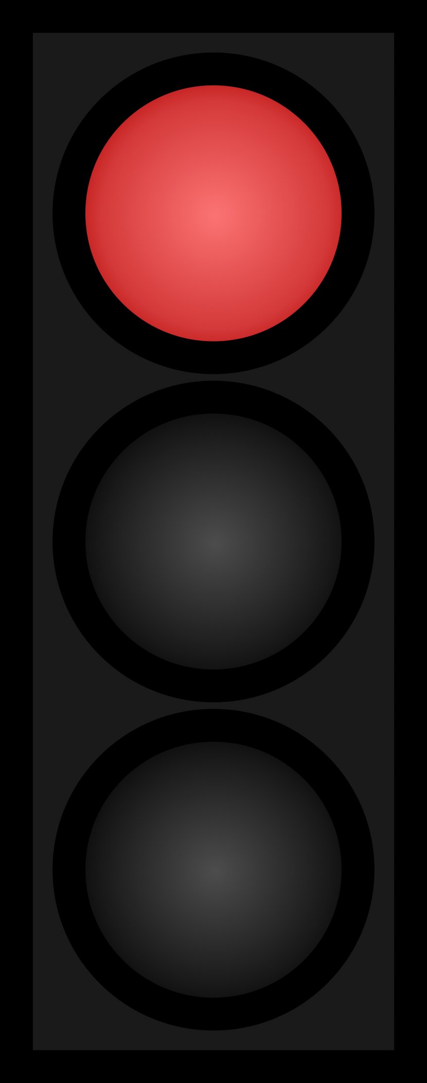Traffic Light Red Public Domain - Pedestrian Transparent PNG