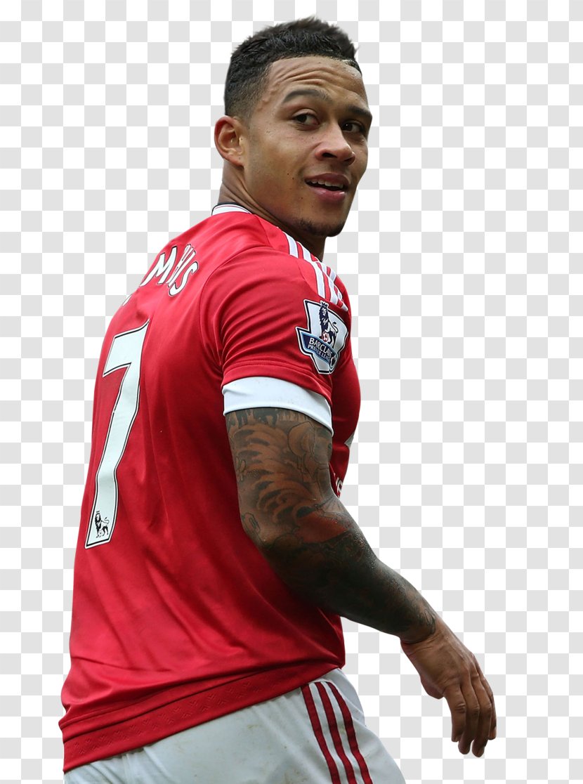 Memphis Depay Manchester United F.C. Soccer Player Photography Sport - Team - Outerwear Transparent PNG