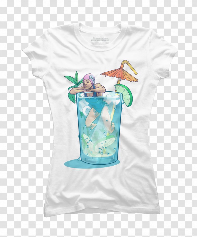 T-shirt Top Clothing Design By Humans - Bustier - Mojito Transparent PNG