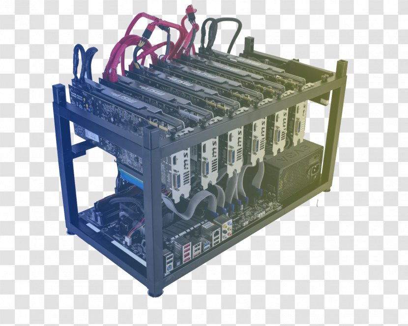 Graphics Cards & Video Adapters Mining Rig Zcash Cryptocurrency Processing Unit Transparent PNG