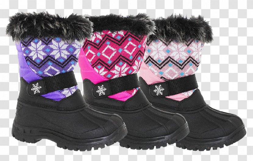 Snow Boot Shoe Walking - Purple Transparent PNG