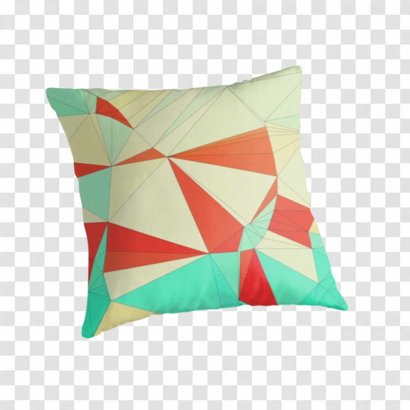 Throw Pillows Cushion Turquoise Teal - Fly A Kite Transparent PNG