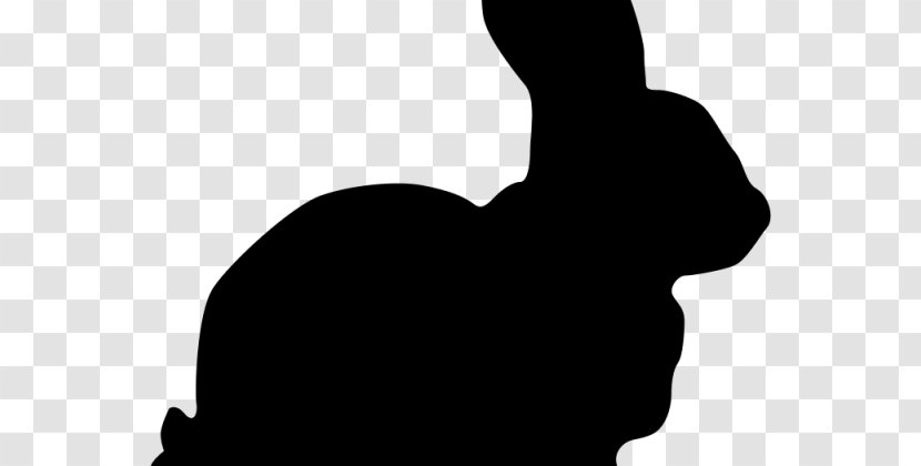 Silhouette Rabbit Clip Art Transparent PNG