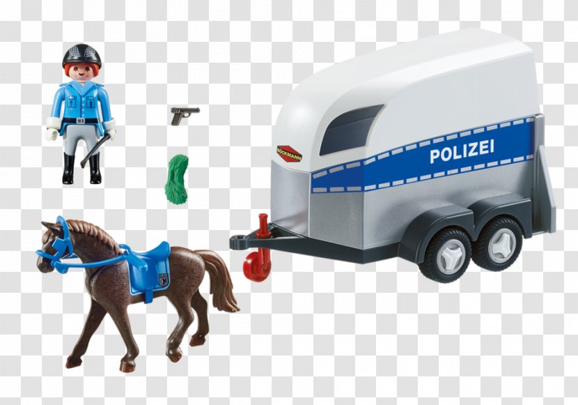 Horse Mounted Police Playmobil Officer - Snout - Reference Box Transparent PNG