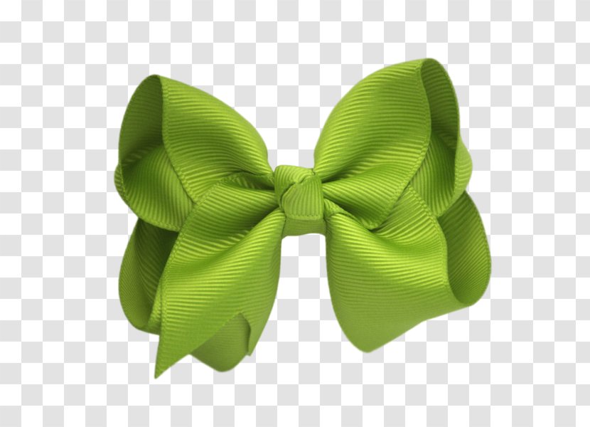 Green Color Ribbon Hair - Fashion Transparent PNG