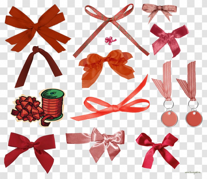 Red Bow DepositFiles Tie Clip Art - Gift - Wreath Transparent PNG