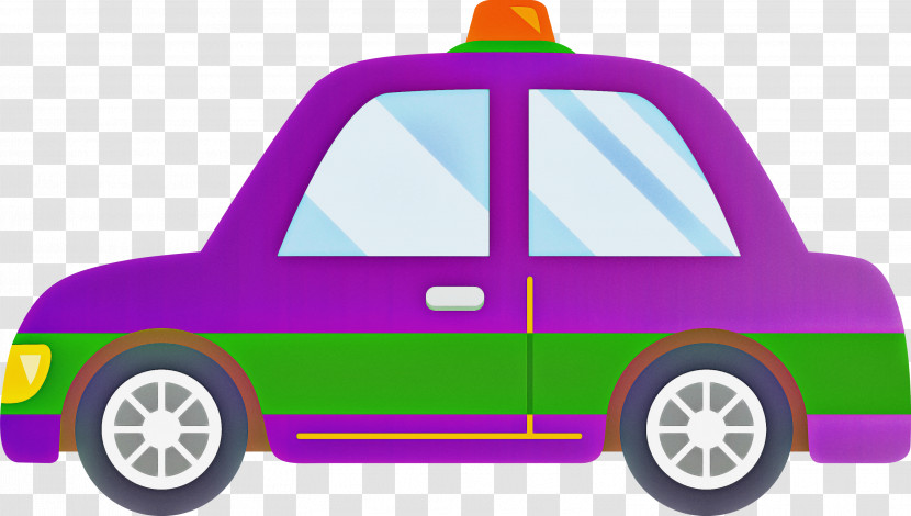 Vehicle Transport Violet Purple Yellow Transparent PNG