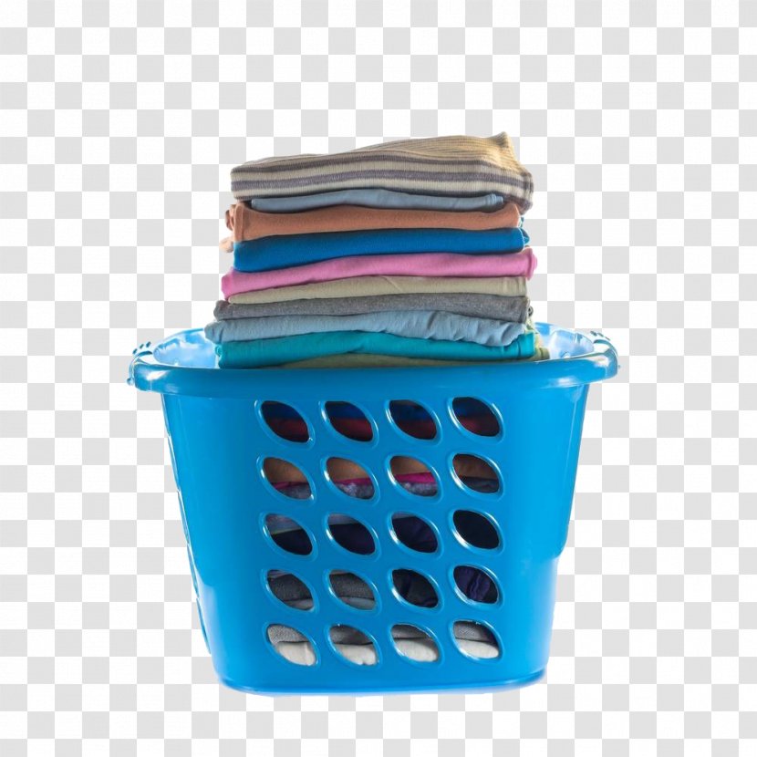 Stock Photography Clothing Basket Royalty-free - Product - A Of Folded Clothes Transparent PNG