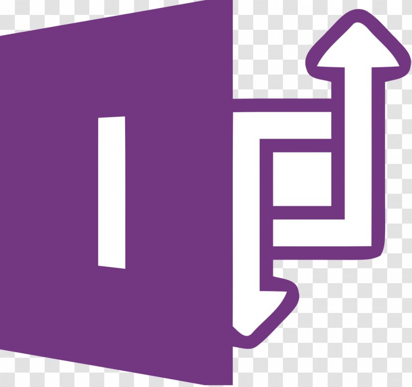 Microsoft InfoPath Office 2013 SharePoint - Violet - OneNote Transparent PNG