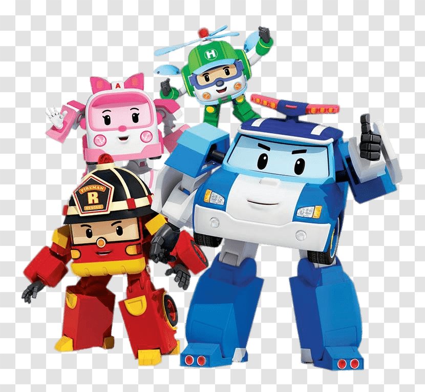 Action & Toy Figures Transformers Child Transforming Robots - Robocar Poli Transparent PNG