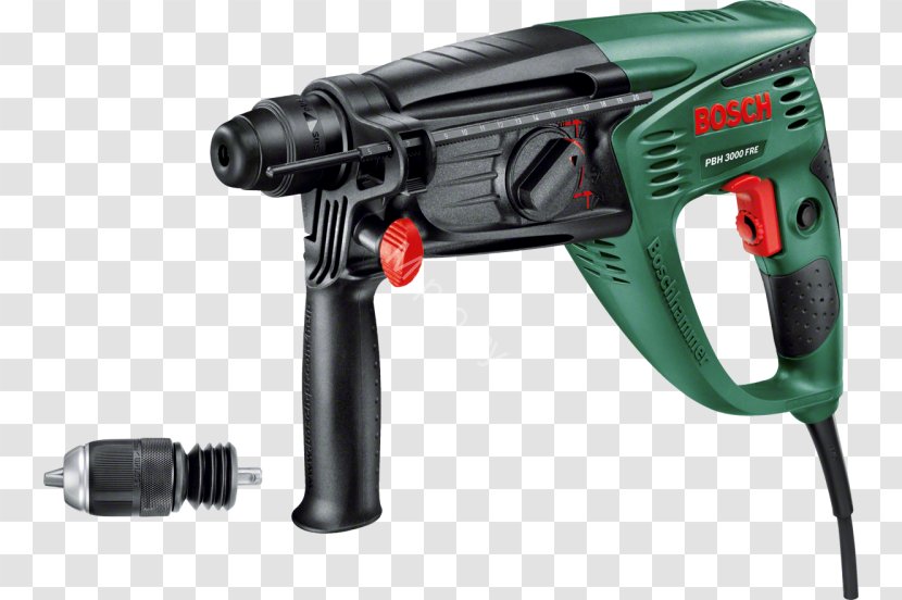 Bosch Home And Garden PBH 3000 FRE SDS-Plus-Hammer Drill 750 W Incl Augers Robert GmbH - Impact Driver - Hammer Transparent PNG