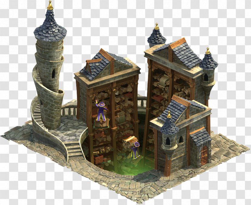 Scroll Parchment Elvenar Wiki Strategy Video Game - Medieval Architecture Transparent PNG