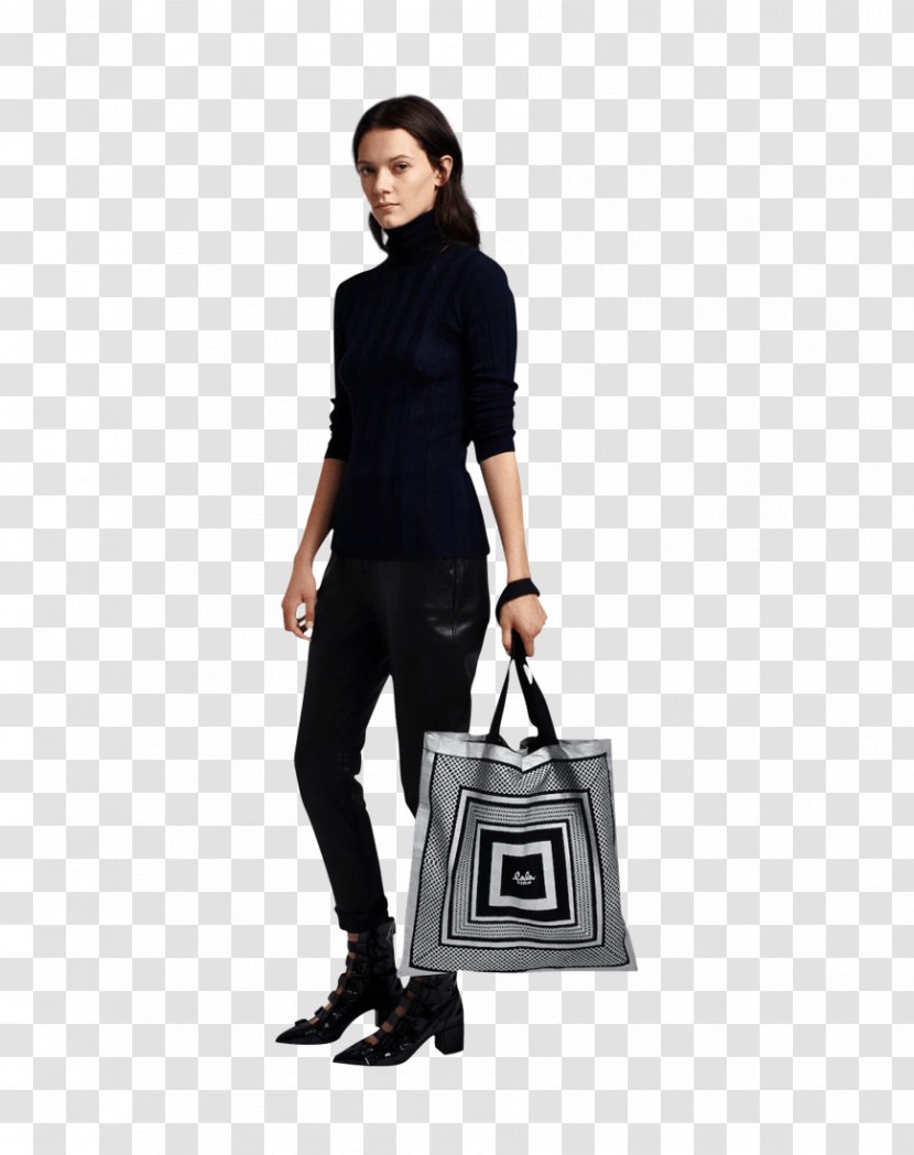 Handbag Black & Silver Tasche - Bag Transparent PNG
