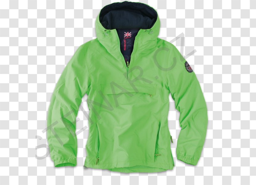 Hoodie Jacket Polar Fleece Bluza Green - Outerwear Transparent PNG