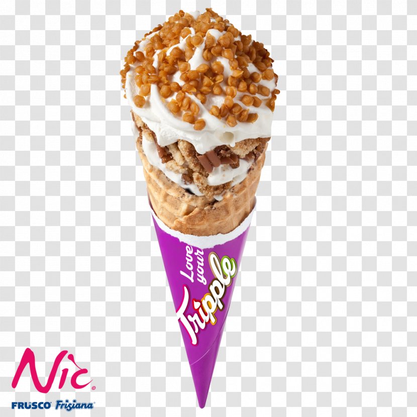 Ice Cream Cones Sundae Milkshake - Frozen Yogurt Transparent PNG