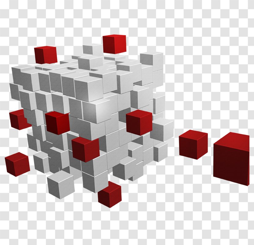 Template Cube - Three-dimensional Transparent PNG