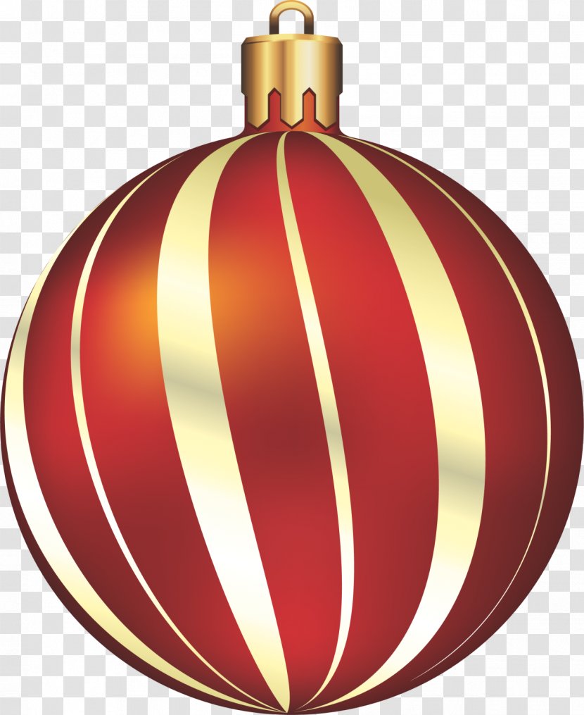 Christmas Ornament Decoration Gold Clip Art - Tree - Balls Transparent PNG