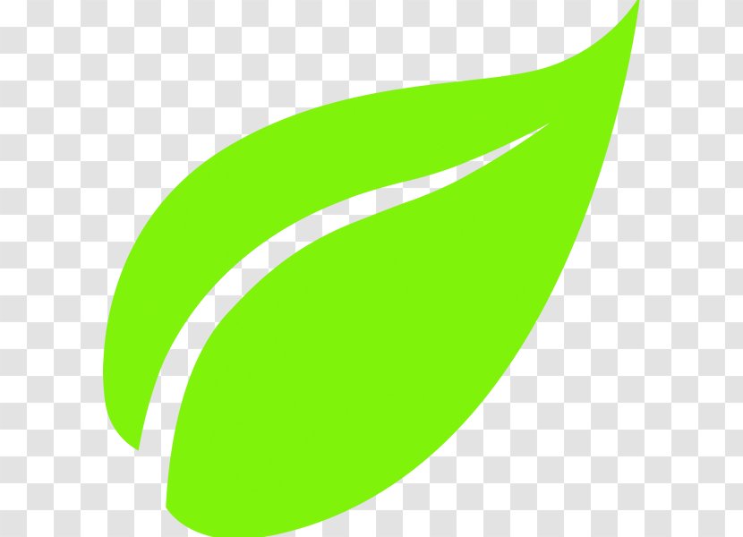 Green Leaf Logo Line Clip Art - Plant Transparent PNG