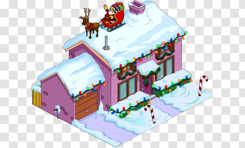 The Simpsons: Tapped Out Simpsons House Christmas Ned Flanders - Movie Transparent PNG