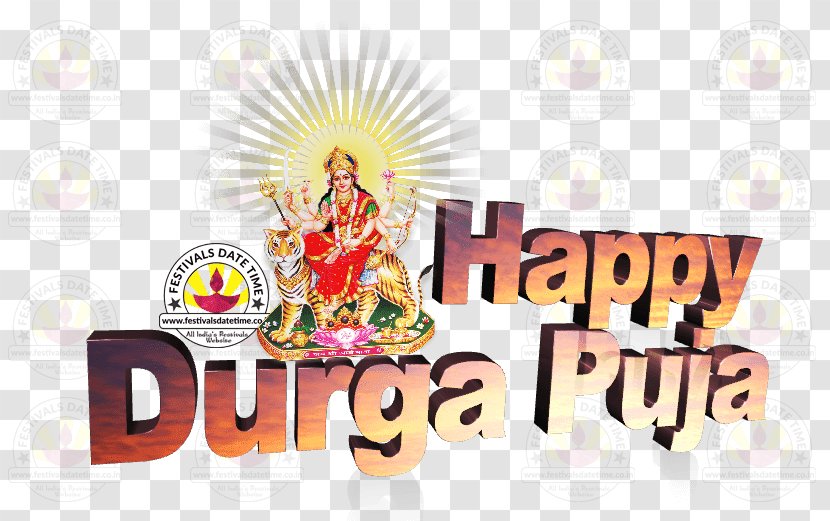 Durga Puja Happiness Navaratri - Brand - Pandal Transparent PNG