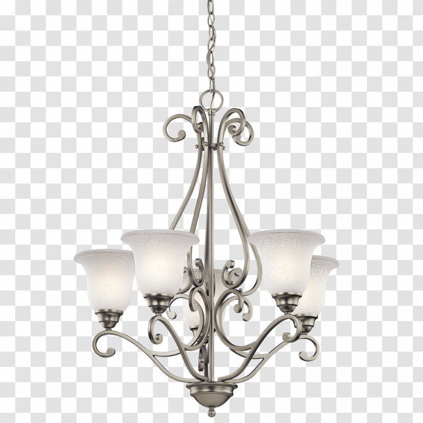 Lighting Chandelier Shade Brushed Metal - Ceiling Fixture - Modern Transparent PNG