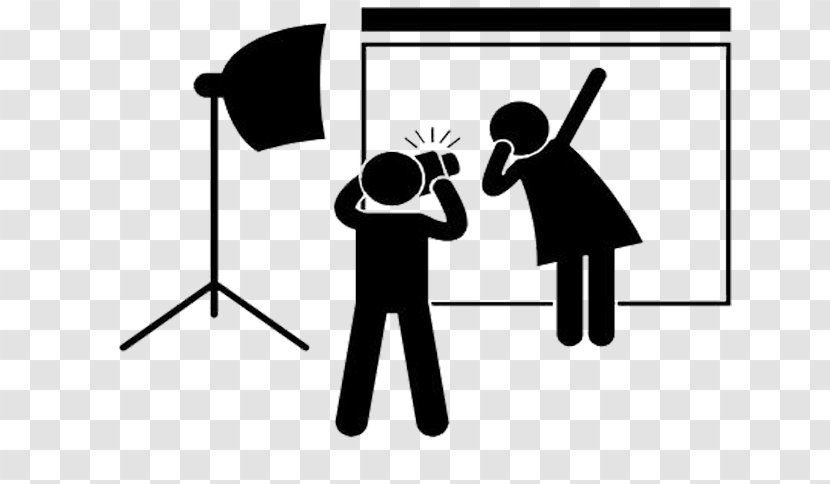 Photography Photographer Camera Operator Clip Art - Public Relations - Styling Reporter Silhouette Transparent PNG