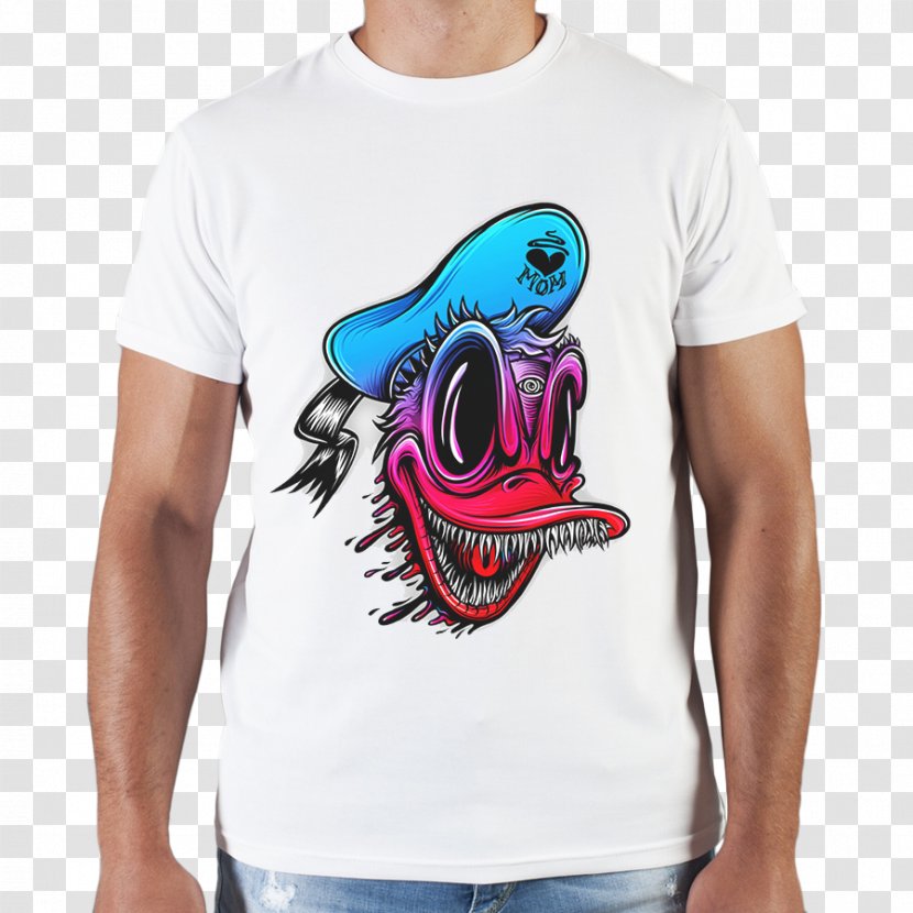 T-shirt Donald Duck Mickey Mouse - Heart Transparent PNG