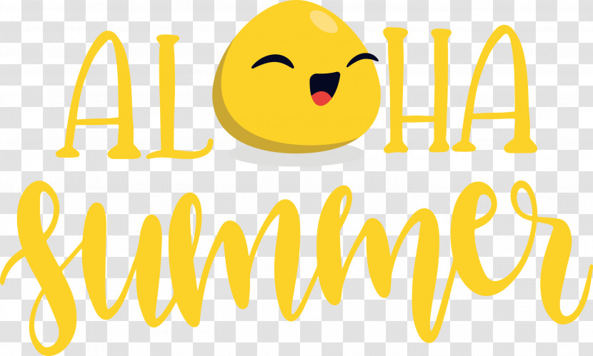 Aloha Summer Emoji Summer Transparent PNG