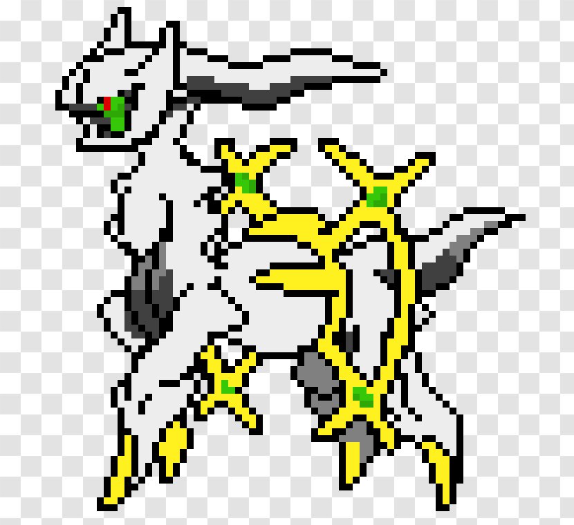 Arceus Pokémon Pixel Art Pattern - Vaporeon - Pixelart Transparent PNG