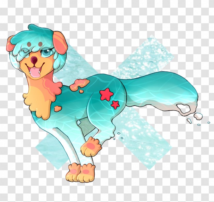 Canidae Marine Mammal Dog - Turquoise - Summer. Summer Time Transparent PNG