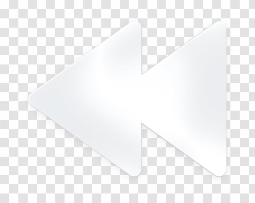 Arrow Icon Back Backward - Material Property Blackandwhite Transparent PNG