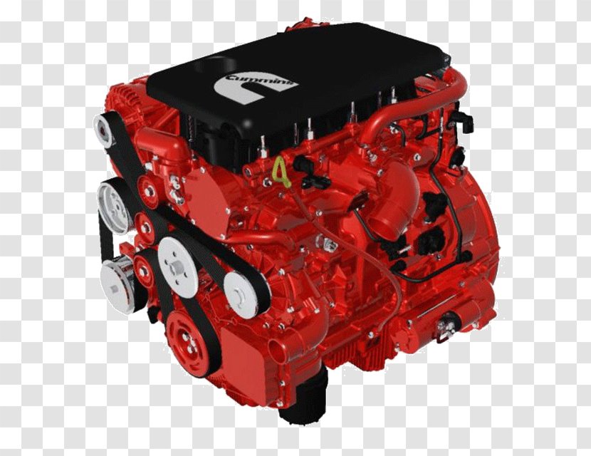 Diesel Engine Cummins Car Ram Trucks - Red Transparent PNG