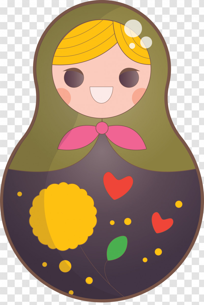 Colorful Russian Doll Transparent PNG