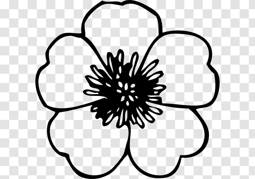Clip Art Openclipart Flower Free Content - Blog - Wildflower Transparent PNG