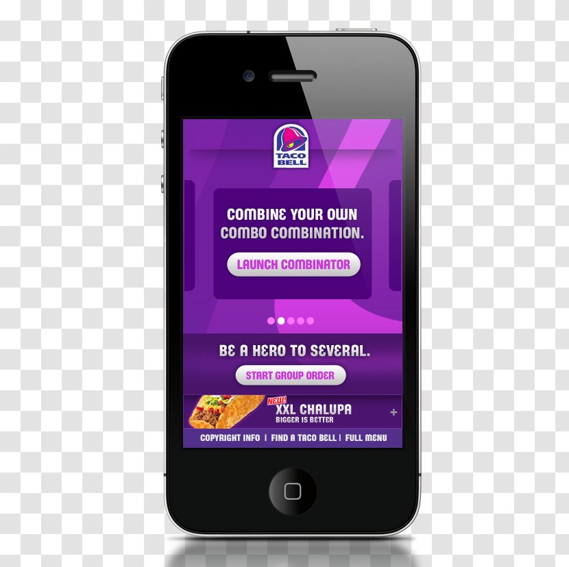 Feature Phone Smartphone Rhinoceros Handheld Devices Product Design - Taco Bell Application Transparent PNG