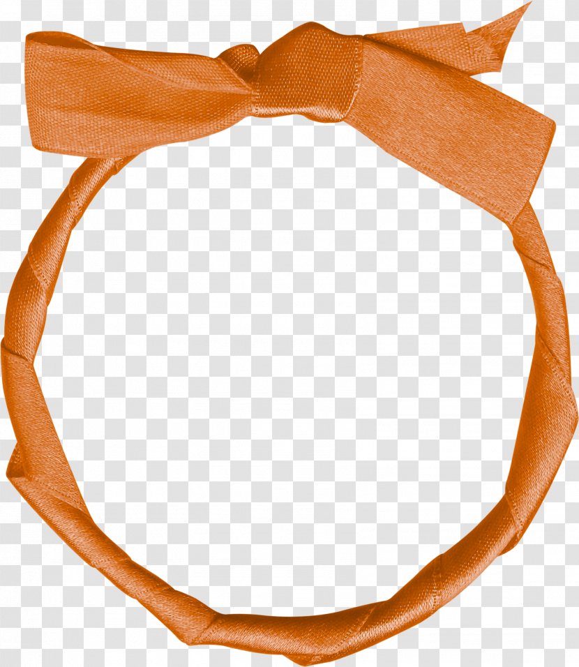 Ribbon Shoelace Knot Orange - Designer - Bow Decorative Ring Transparent PNG
