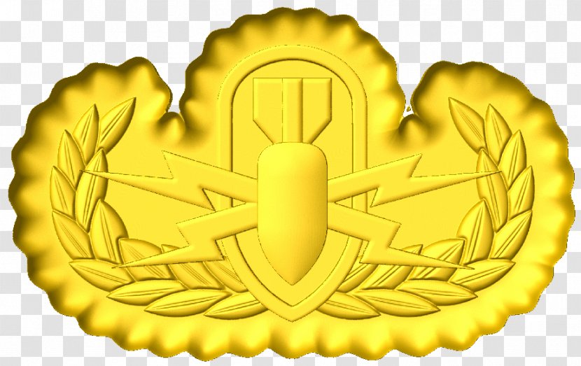 Bomb Disposal Explosive Ordnance Badge Material Military Symbol - United States Army Transparent PNG