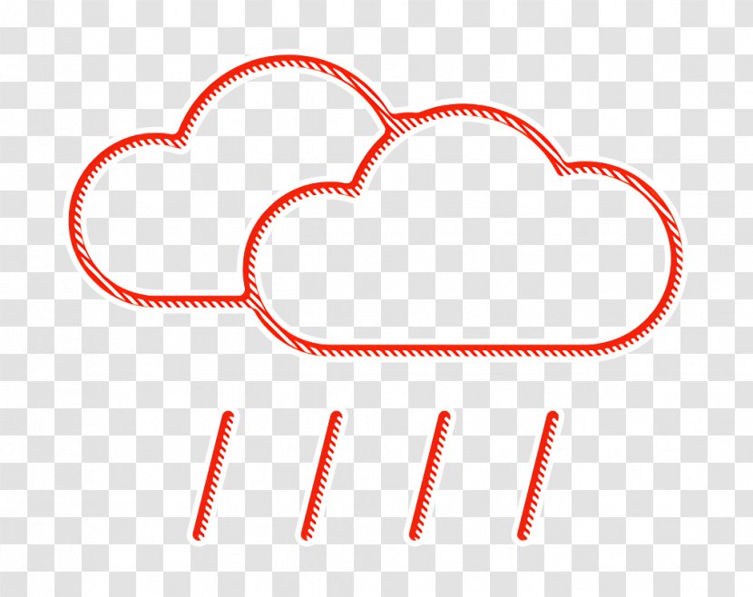 Cloud Icon Rain Rainy - Heart - Love Transparent PNG