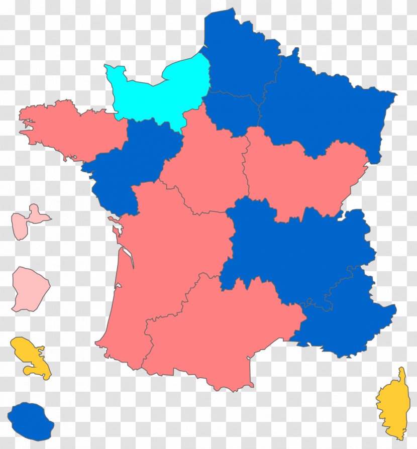 French Regional Elections, 2015 Aquitaine Languedoc-Roussillon-Midi-Pyrénées Île-de-France Corsica - World - Map Transparent PNG