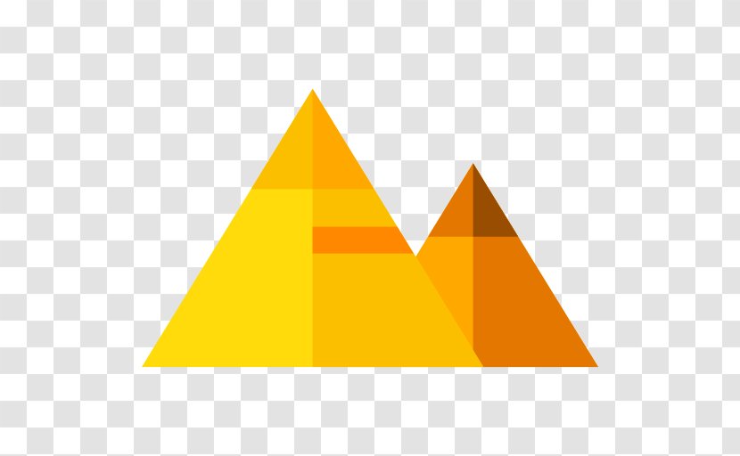 Triangle Desktop Wallpaper Line Yellow - Pyramid Transparent PNG