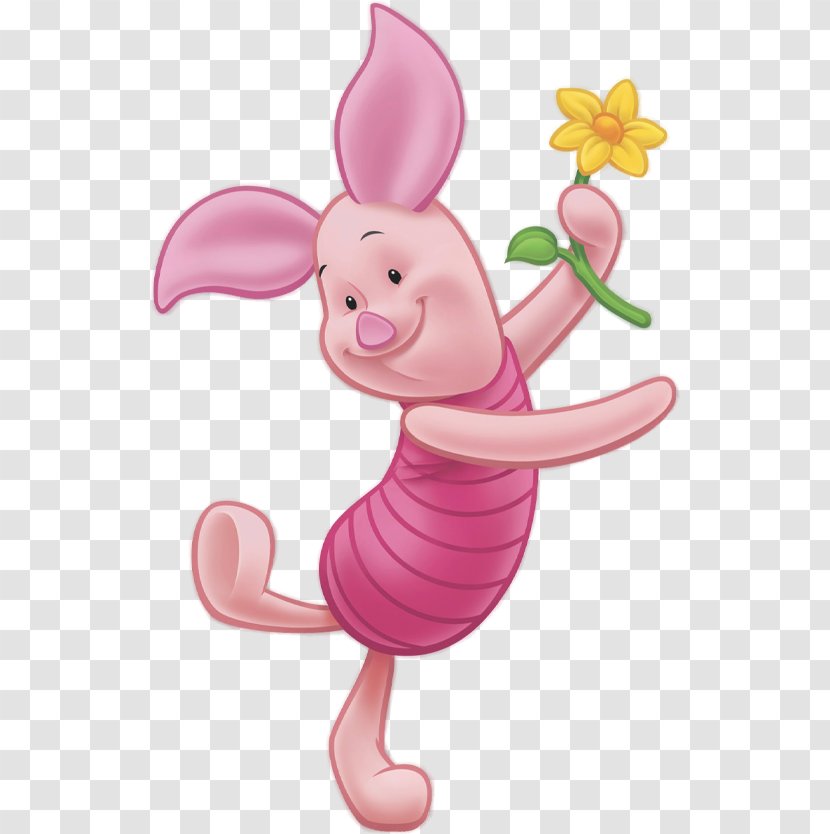 Piglet Eeyore Winnie The Pooh Tigger Christopher Robin - Pink - Friend Picture Transparent PNG
