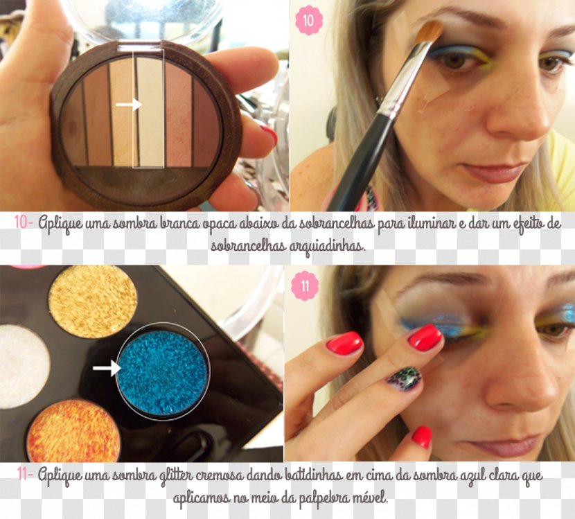 Eye Shadow Eyebrow Eyelash - Cosmetics - Maquiagem Transparent PNG