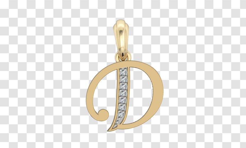 Earring Charms & Pendants Locket Jewellery Alphabet - Gold - Collection Transparent PNG